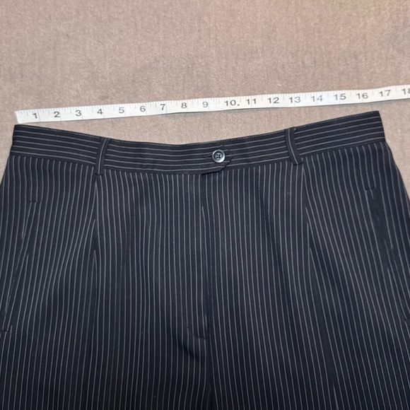 90s Vintage Black Pinstripe Suit Set by Alex Garfield & Marks - Picture 7 of 9